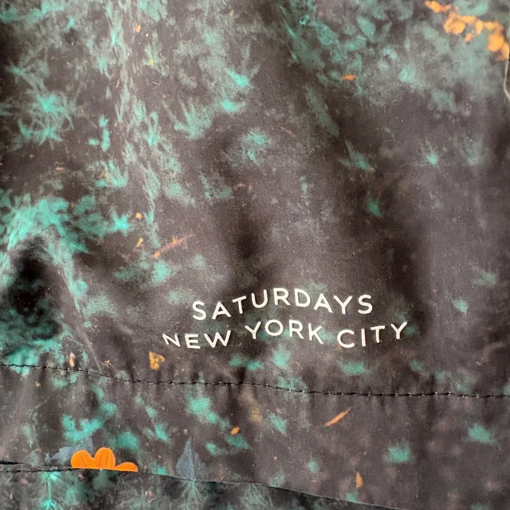 Saturdays NYC 10th Anniversary Transition Print Floral Swim Shorts M41921TR02 M